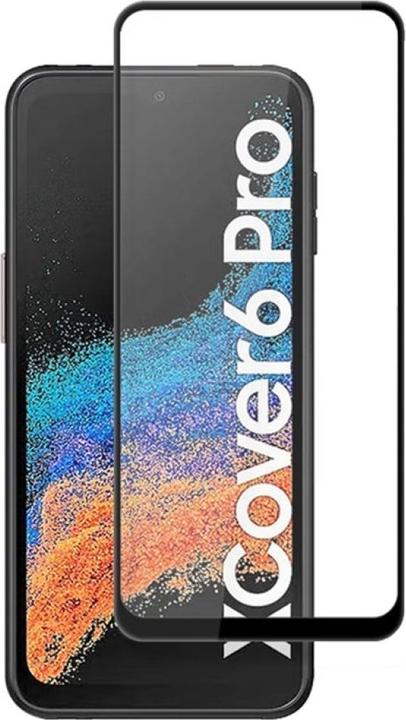 Produktbild Screenguard Samsung Galaxy Xcover6 Pro Full Screen Panzerglas Schutzfolie 2.5D 9H (1 Stk., Samsung Galaxy XCover 6 Pro)