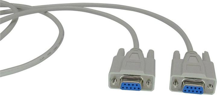 Actual product image RND Electronics Serial cable D-SUB 9-pin female - D-SUB 9-pin female 1.8m Grey (0.22 m)