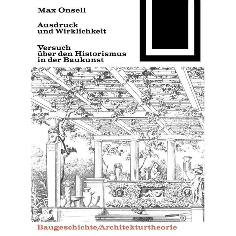 Ausdruck und Wirklichkeit, Fachbücher von Max Onsell