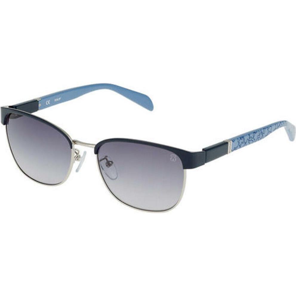 Tous Donna Blu Color Argento Occhiali Da Sole, Damensonnenbrille Sto315-550E70