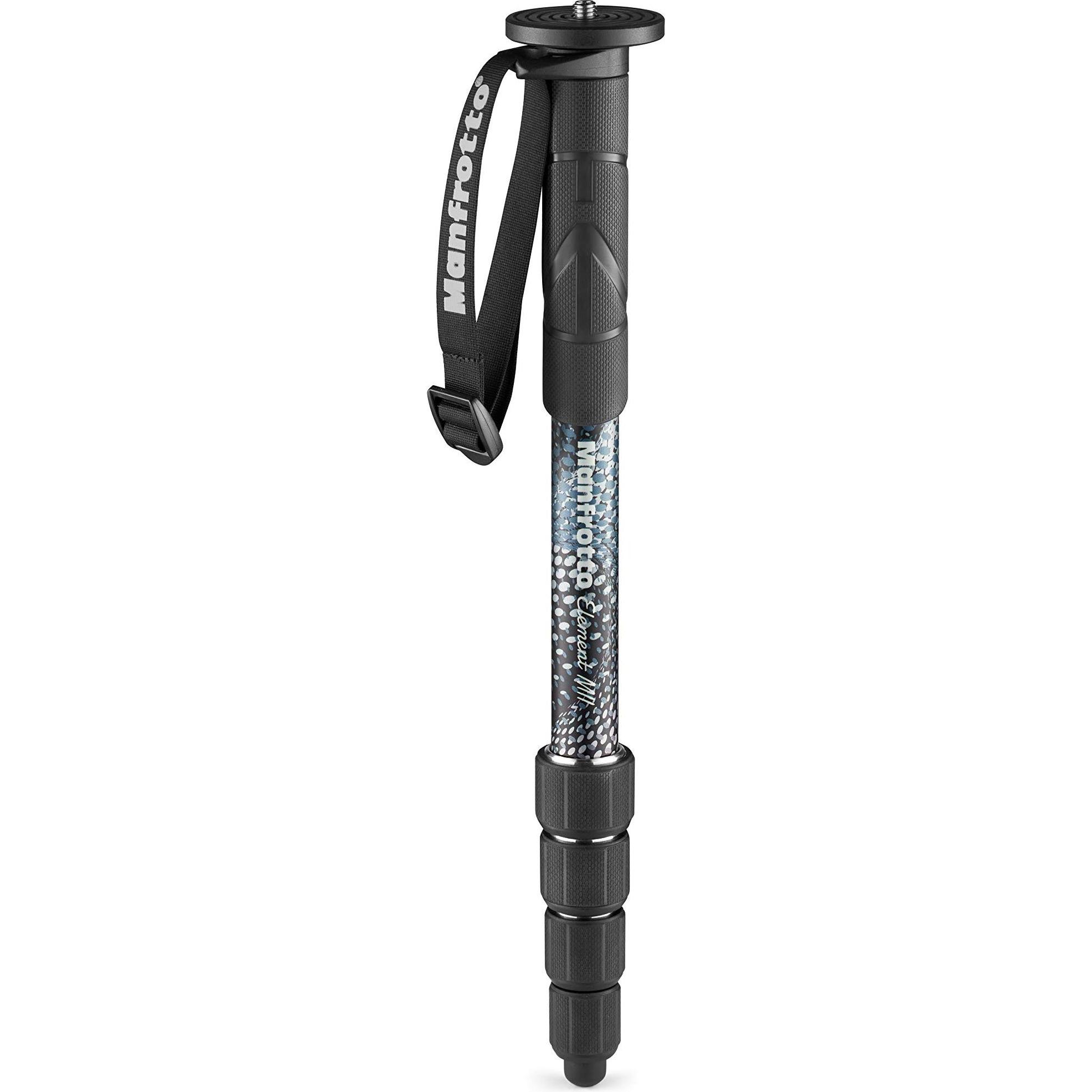 Manfrotto Element MII Monopod (Metall), Stativ, Schwarz