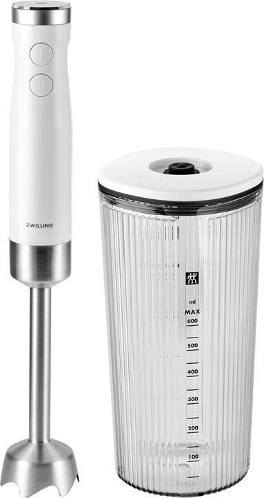 Produktbild Zwilling Enfinigy Stabmixer inkl. Becher u Vakuumdeckel silber