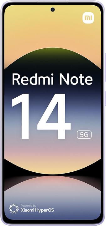 Actual product image Xiaomi Redmi Note 14 (256 GB, Lavender Purple, 6.67", 5G)