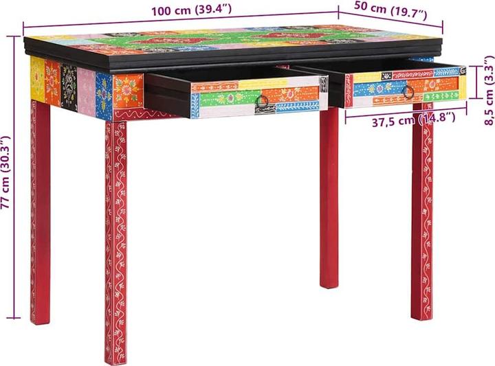 Immagine prodotto vidaXL Schreibtisch (50 x 50 x 77 cm)