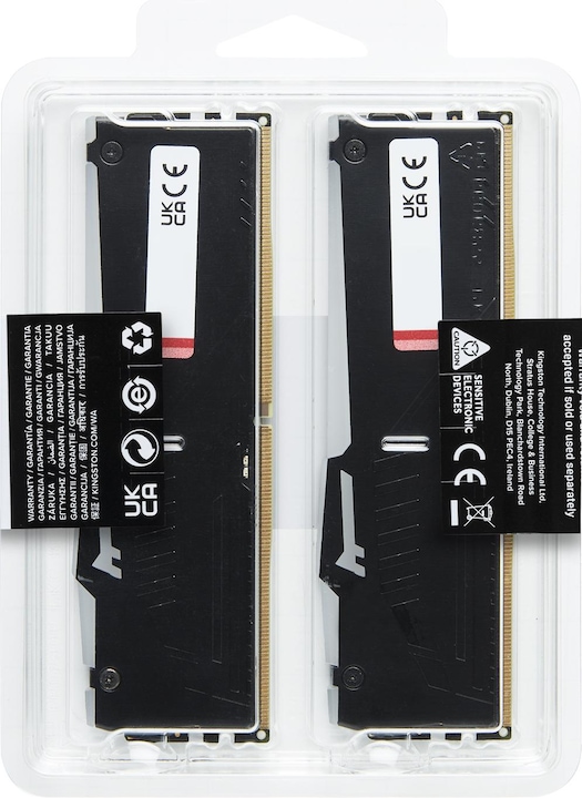 Productafbeelding Kingston FURY Beast RGB (2 x 16GB, 6000 MHz, DDR5 RAM, DIMM 288 pin)