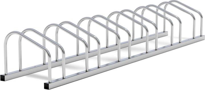 Actual product image Toboli Bicycle Stand for 6 Bikes Multiple Rack Made of Galvanised Steel for Indoor and Outdoor