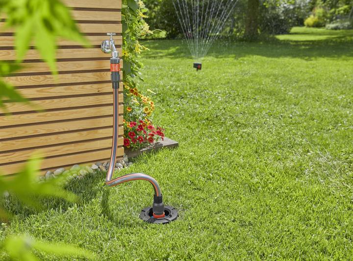 Produktbild Gardena Ein Satz oszillierender Rohrsprinkler (Viereckregner)
