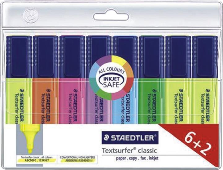 Productafbeelding Staedtler Tekst Surfer Klassiek (Veelkleurig, 1 mm, 8 x)