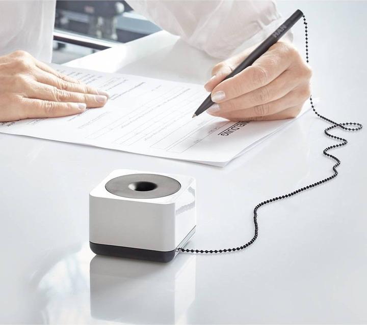 Actual product image Han Ball pen stand i-Line (Black, White, 1x)