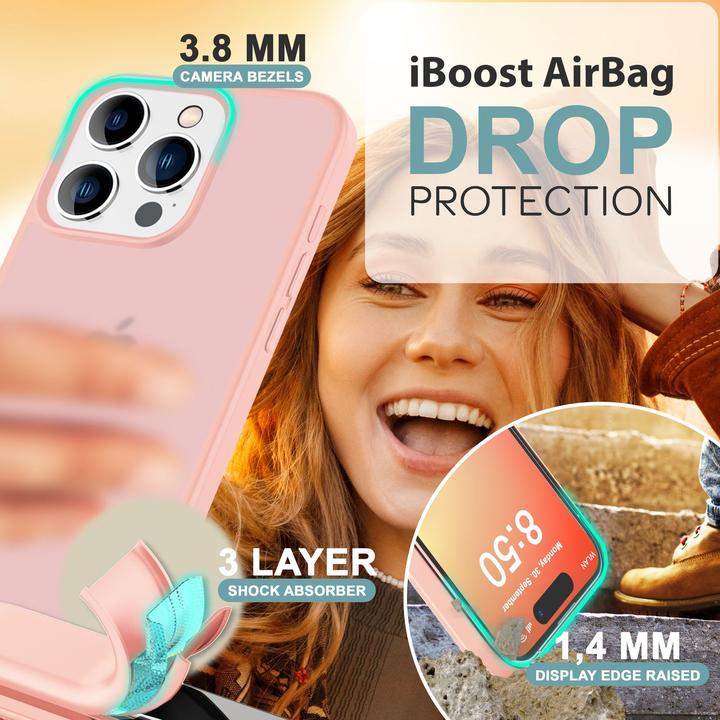 Actual product image Nalia Matte hybrid cover semi-transparent (Apple iPhone 16 Pro Max)