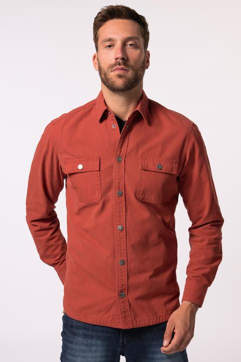 Produktbild JP1880 JP 1880 Canvas-Hemd, Langarm, Kentkragen, Modern Fit (6XL)