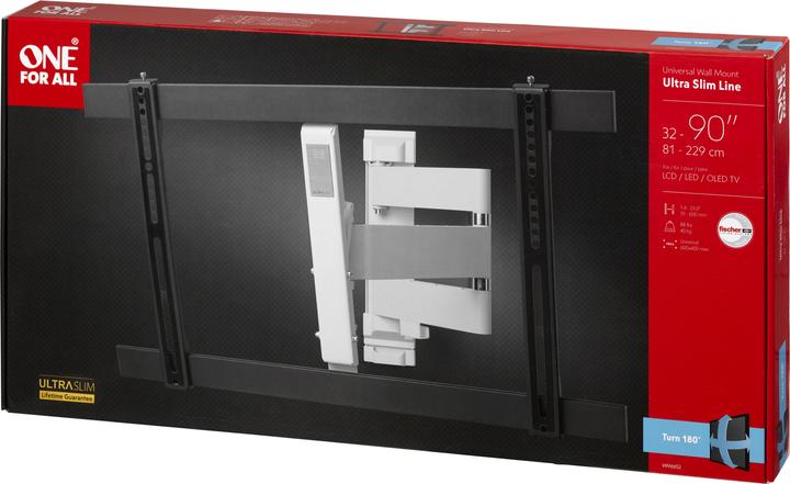 Image du produit One for All Ultraslim WM6652 (Mur, 90", 40 kg)