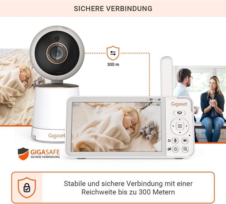 Actual product image Gigaset BABY 500 Video w (300 m)