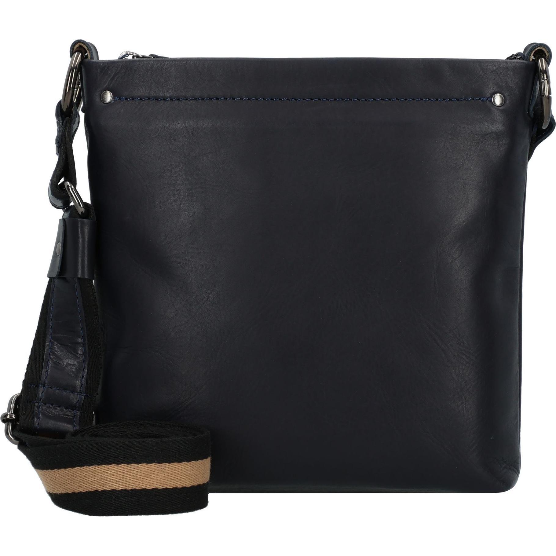 Harolds, Handtasche, Caugio Umhängetasche Leder 21 cm, Blau