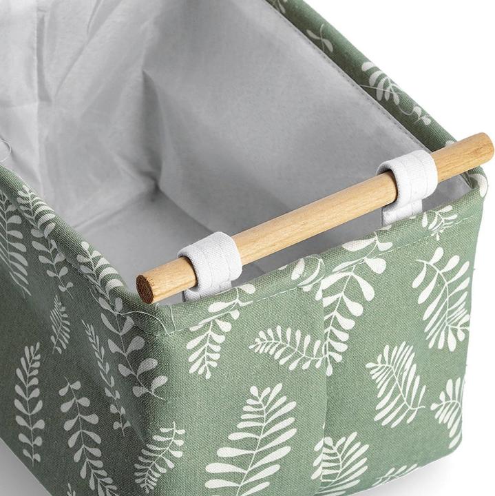 Image du produit Zeller Present Panier de rangement 30x21x18 vert (21 cm, 1x)
