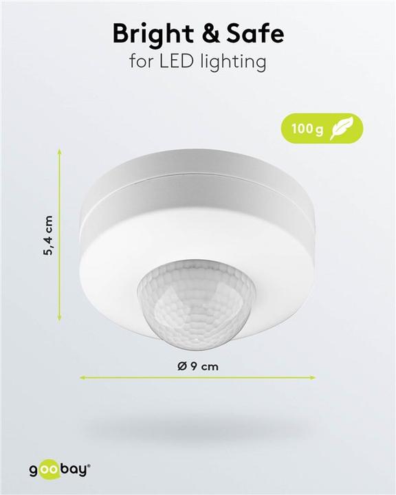 Produktbild Goobay PIR 360° bis 12m (12 m)