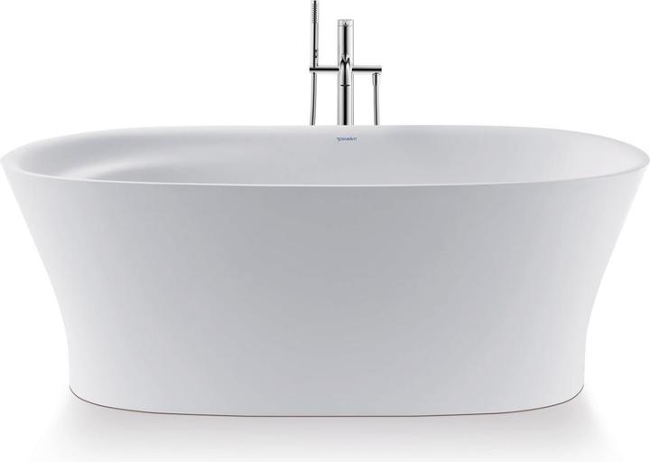 Produktbild Duravit Badewanne CAPE COD 1650x780mm freist 2 Rückenschrägen weiss (140 l, 165 cm, 78 cm)