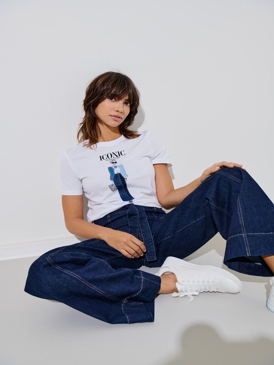 Produktbild Only ONLMADISON Hohe Taille Weiter Beinschnitt Jeans Jeans mit weitem Bein (34)
