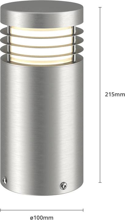 Produktbild Arcchio Caramia Aussen Garten Leuchte Steel (E27, IP44)