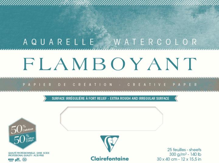 Actual product image Clairefontaine Moist techniques (300 g/m², 20 x)