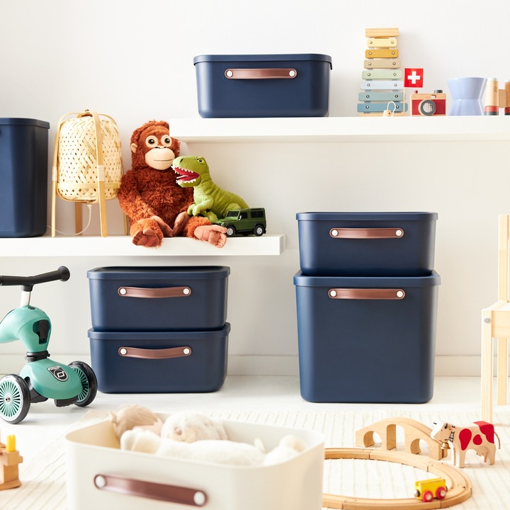 Actual product image Rotho Set of 3 storage boxes small MALOJA