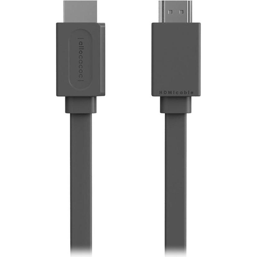 Thumbnail - Allocacoc HDMIcable Flaches 10577GY / HDMI3M-Kabel (HDMI M (3 m, HDMI), Video Kabel