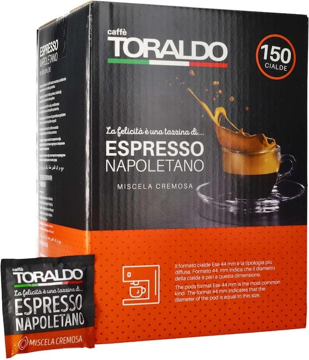Actual product image Caffè Toraldo Miscela Cremosa (150 x Port.)