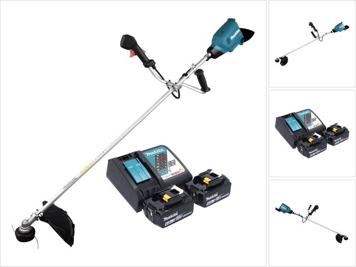 Produktbild Makita DUR 369 ARG2 Akku Freischneider 36 V ( 2x 18 V ) 43 cm Brushless + 2x Akku 6,0 Ah + LadegerÃ