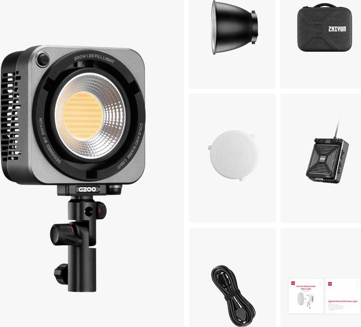 Actual product image Zhiyun Molus G200 (Video light)