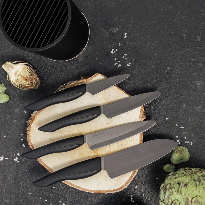 Produktbild Profino Runder Softtouch Messerblock inklusive 4 SHIN-Mess