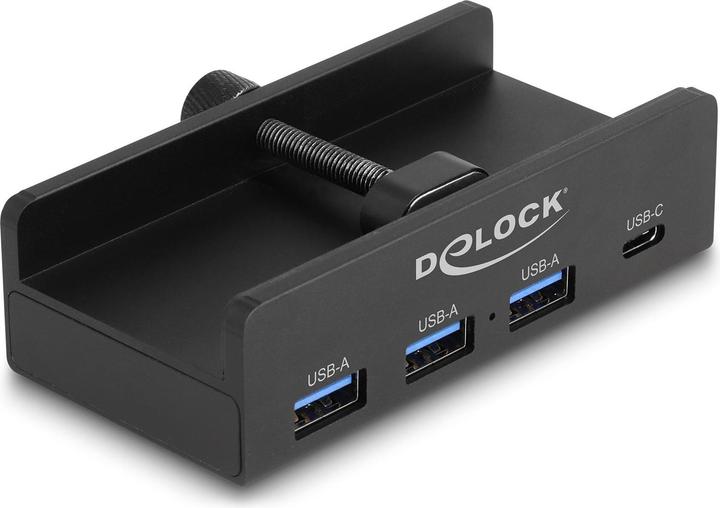 Produktbild Delock Externer USB 5 Gbps 4 Port Hub 3 x USB Typ-A und 1 x (USB-A, 4 Ports)