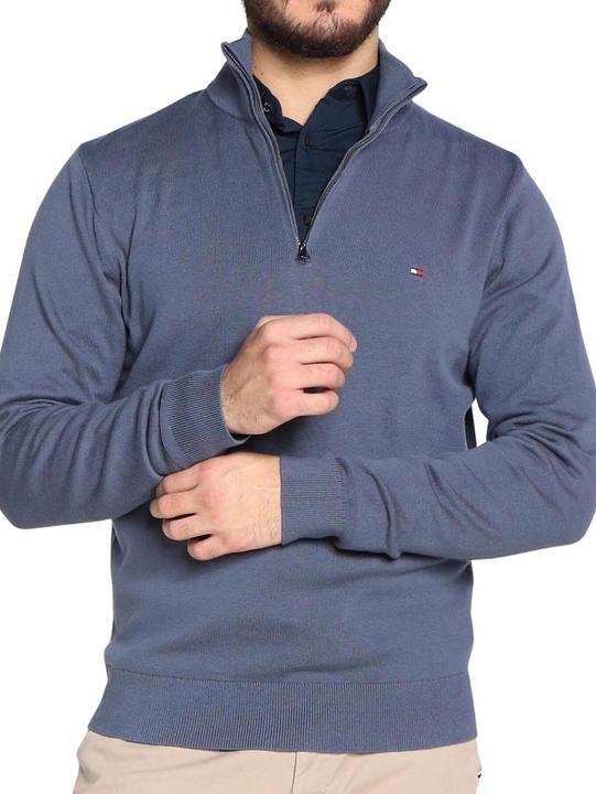 Produktbild Tommy Hilfiger Pullover Top mit halbem Reissverschluss Baumwolle (M)