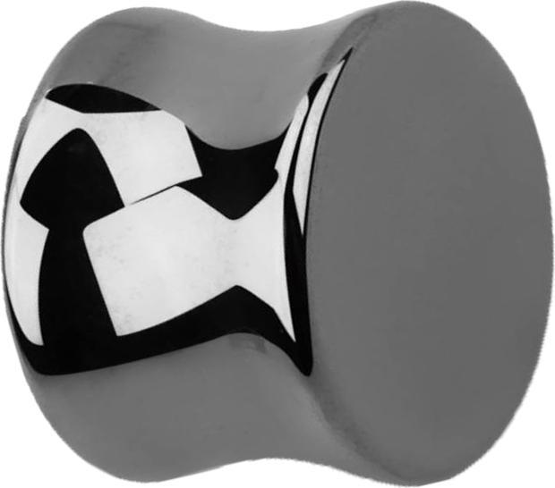Image du produit Star Piercing Flared Plug en pierre d'hématite (sans laiton, Minéral)