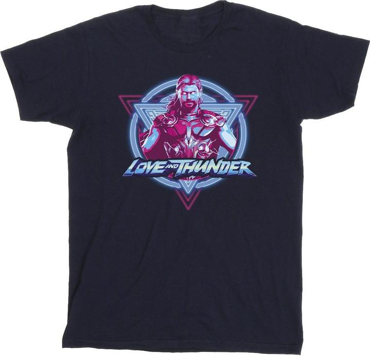 Immagine prodotto Thor Love And Thunder Neon Badge Maglietta Uomo (L)