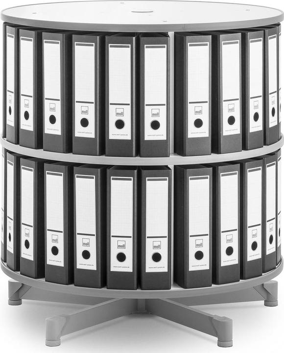 Actual product image Moll Depotfile 80 filing column 2 shelves white