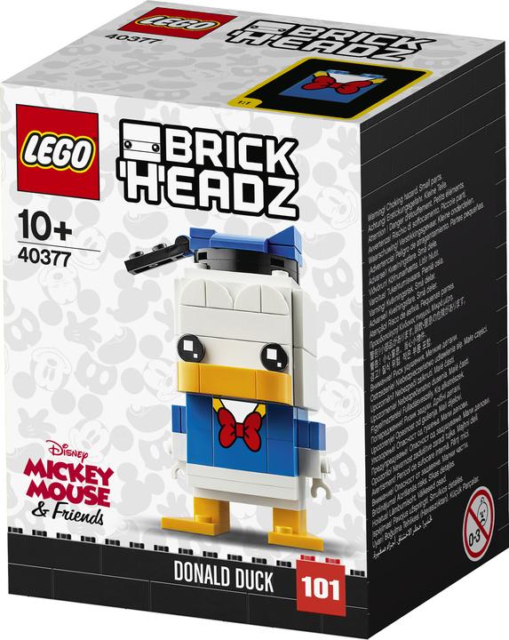 Image du produit LEGO BrickHeadz - Donald Duck (40377, LEGO difficiles à trouver, LEGO Brickheadz)