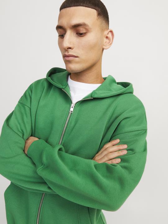 Produktbild Jack & Jones Plain Zip hoodie Kapuzenpullover mit Reissverschluss (L)