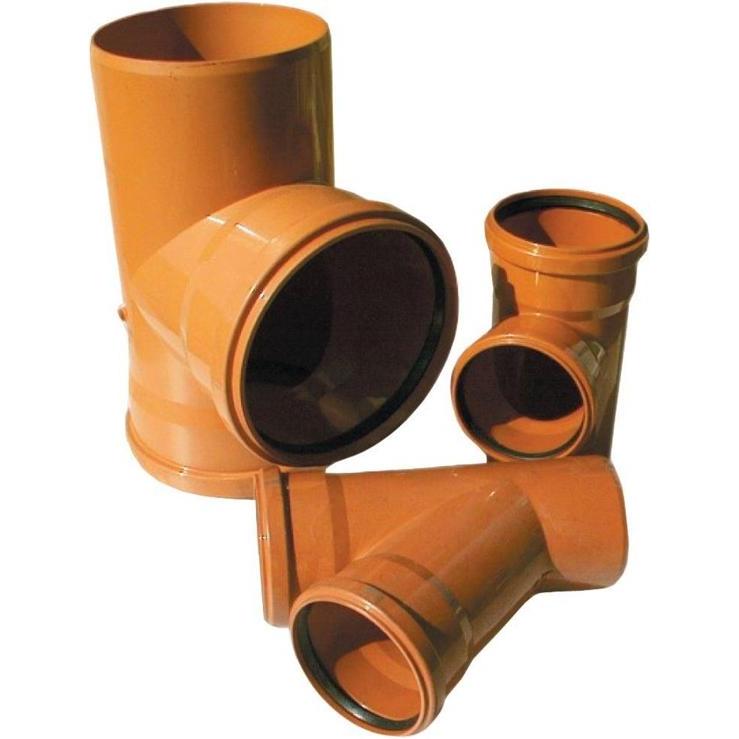 Magnaplast, Rohrverbindungstechnik, T-Stück Aussen D110/110X45° (T-Verbindung)