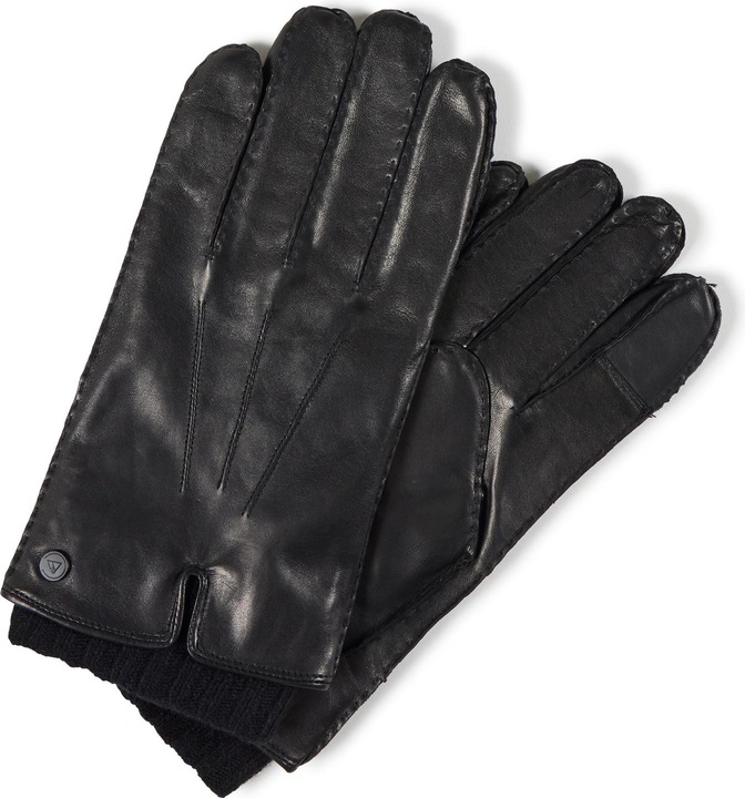 Image du produit Cash-Mere Lederhandschuhe mit Pulswärmer und Touchscreen tauglich (L)