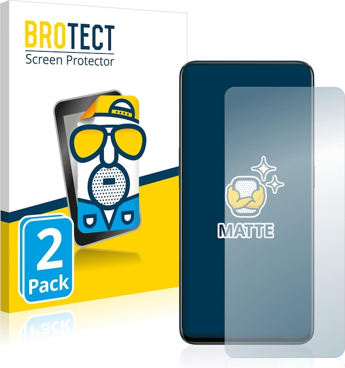 Actual product image BROTECT Anti-glare screen protector matt (2 Piece, Oppo Reno 2)