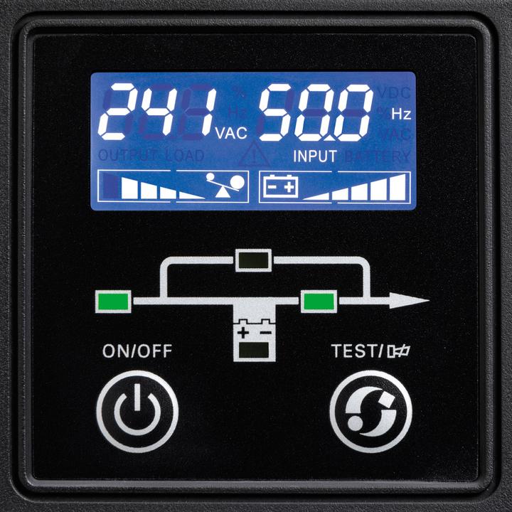 Actual product image Eaton 9E Rack UPS, 1ph, on-line, 2000VA (2000 VA, 1800 W, Online double converter UPS)