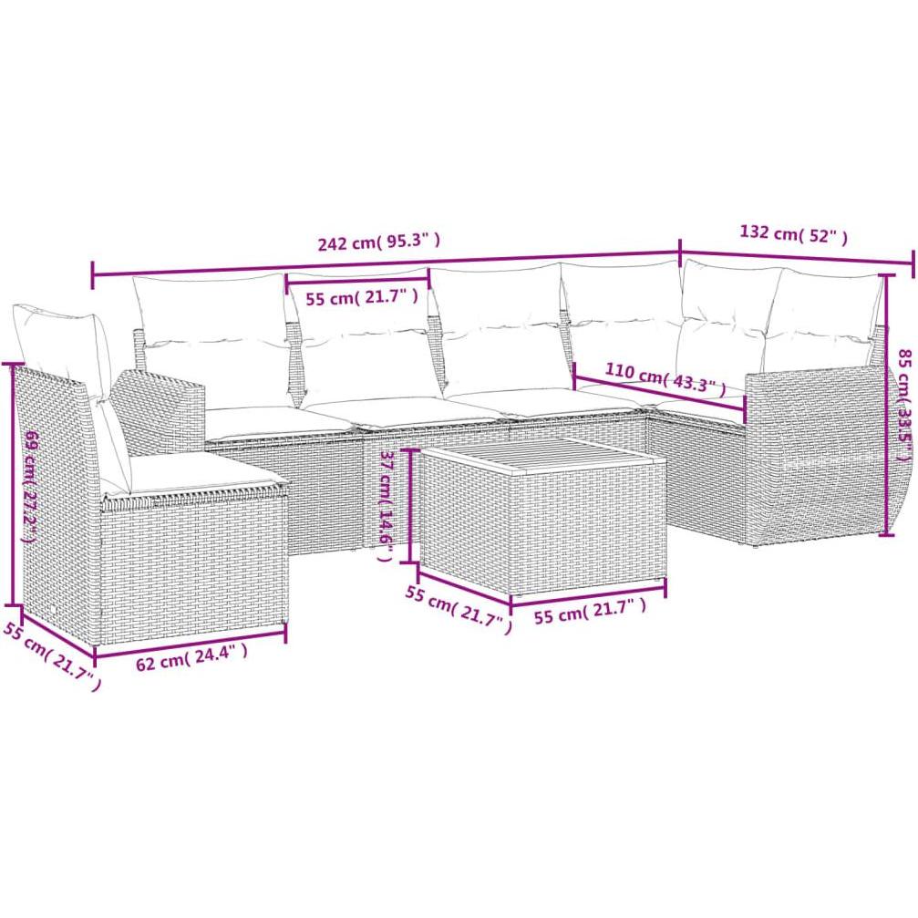 Thumbnail - VidaXL, Gartenlounge, Sianna