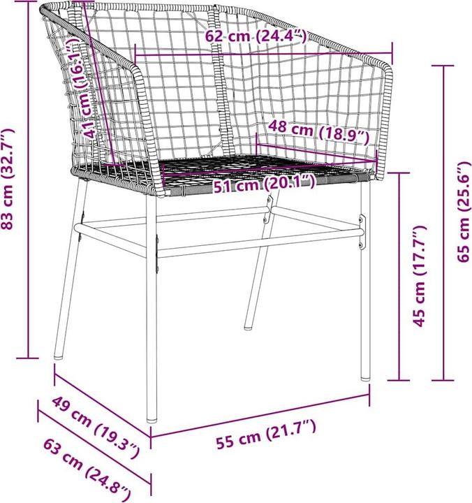 Immagine prodotto VidaXL Sedie da giardino