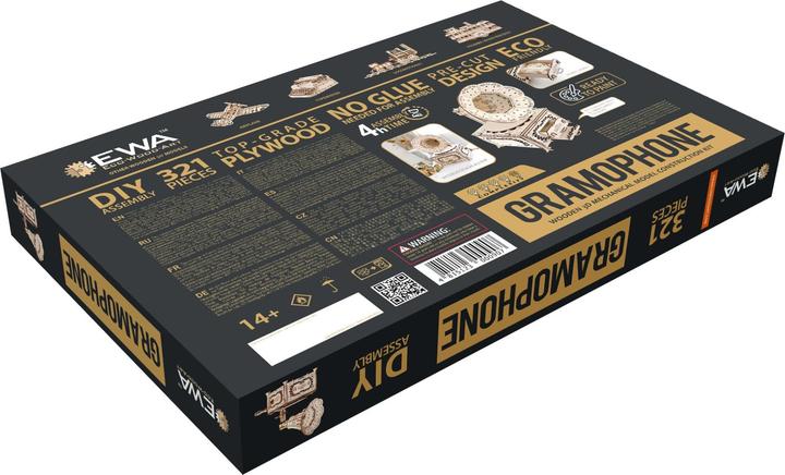 Image du produit Eco Wood Art Grammophone - Kit de construction en bois 3D