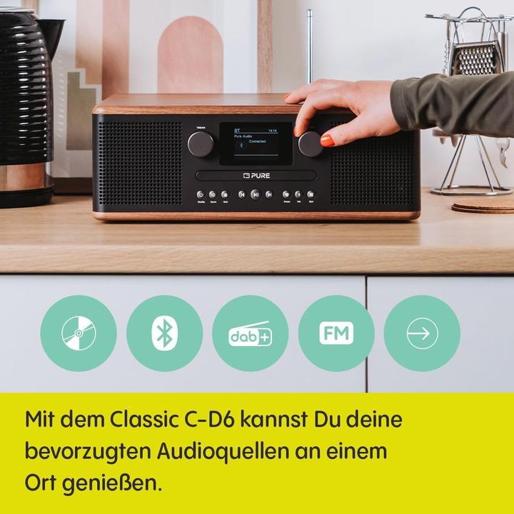 Produktbild Pure Classic C-D6 (DAB, DAB+, FM, Bluetooth)