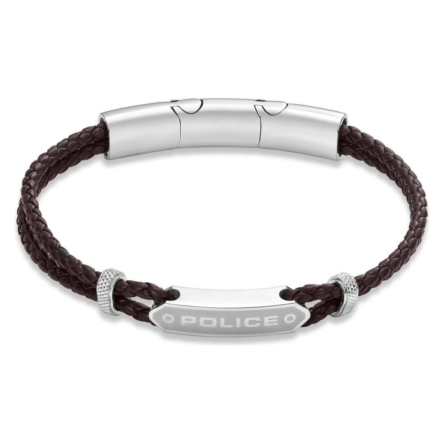 Police, Armschmuck, Twincord, (Leder)