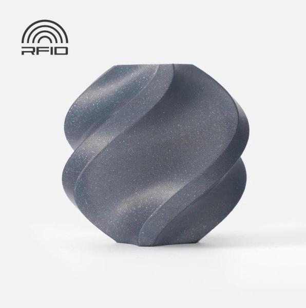 Actual product image Bambu Lab PLA Sparkle (PLA, 1.75 mm, Grey)