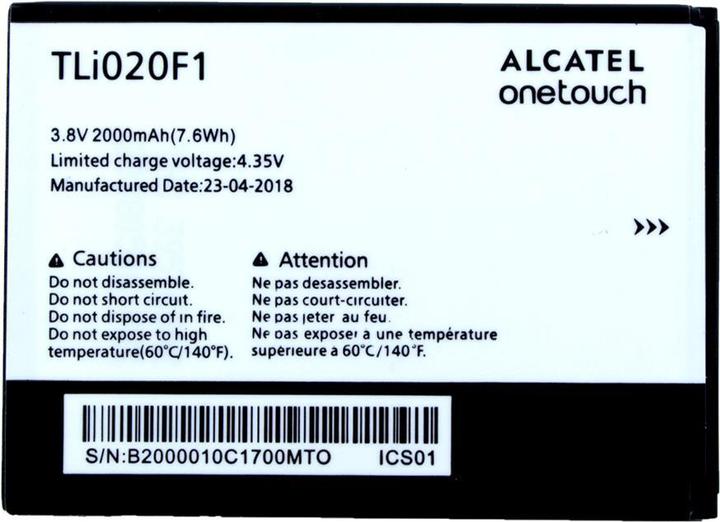 Actual product image Alcatel TLi020F1
