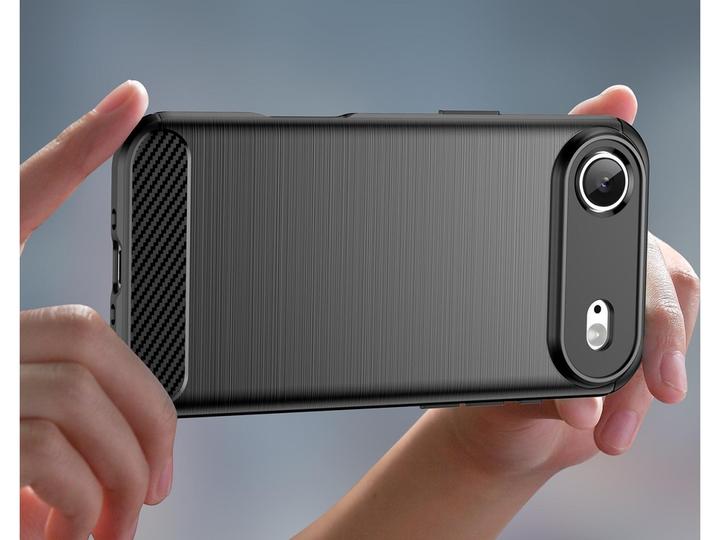 Immagine prodotto Screenguard Carbon Brushed Soft TPU Hülle (Apple iPhone Air)
