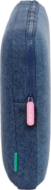 Actual product image Benetton Laptop sleeve Denim Blue 15.6" 39.5 x 27.5 x 3.5 cm (15.60")